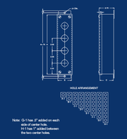Austin Slim-Line Pushbutton Enclosure - Engineering Drawing